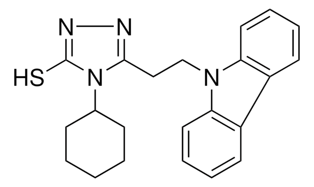 5-(2-(9H-CARBAZOL-9-YL)ETHYL)-4-CYCLOHEXYL-4H-1,2,4-TRIAZOLE-3-THIOL AldrichCPR