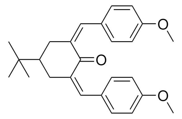 4-TERT-BUTYL-2,6-BIS-(4-METHOXY-BENZYLIDENE)-CYCLOHEXANONE AldrichCPR