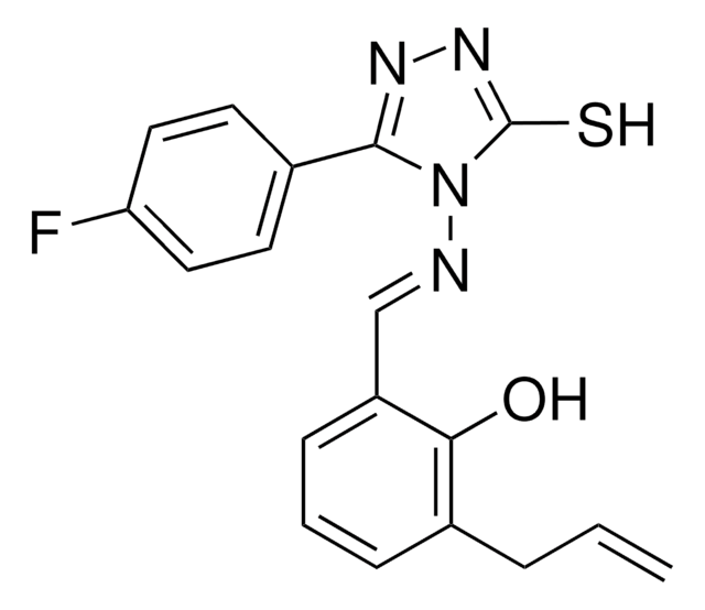 2-ALLYL-6-(((3-(4-F-PH)-5-MERCAPTO-4H-1,2,4-TRIAZOL-4-YL)IMINO)METHYL)PHENOL AldrichCPR