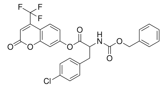 2-OXO-4-(TRIFLUOROMETHYL)-2H-CHROMEN-7-YL 2-{[(BENZYLOXY)CARBONYL]AMINO}-3-(4-CHLOROPHENYL)PROPANOATE AldrichCPR