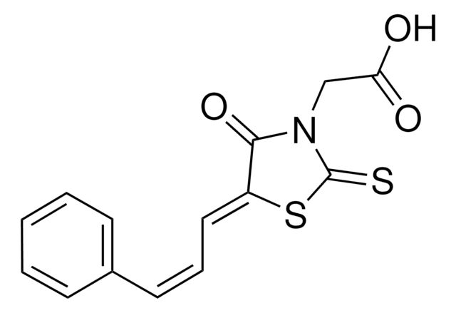 (4-OXO-5-(3-PHENYL-2-PROPENYLIDENE)-2-THIOXO-1,3-THIAZOLIDIN-3-YL)ACETIC ACID AldrichCPR