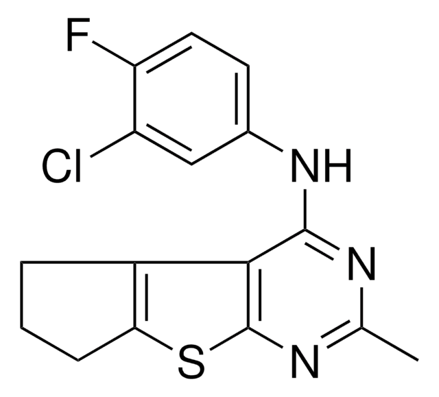 N-(3-CHLORO-4-FLUOROPHENYL)-2-METHYL-6,7-DIHYDRO-5H-CYCLOPENTA[4,5]THIENO[2,3-D]PYRIMIDIN-4-AMINE AldrichCPR