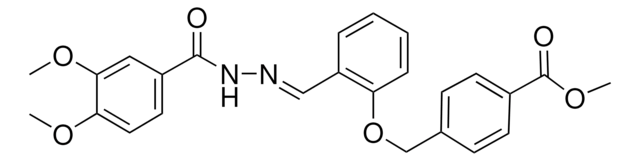 METHYL 4-((2-(2-(3,4-DIMETHOXYBENZOYL)CARBOHYDRAZONOYL)PHENOXY)METHYL)BENZOATE AldrichCPR