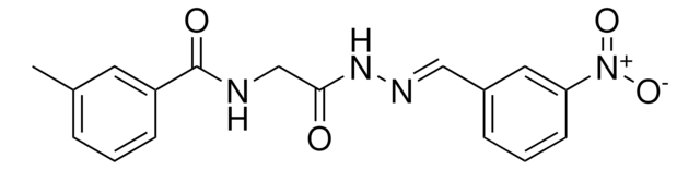 3-METHYL-N-(2-(2-(3-NITROBENZYLIDENE)HYDRAZINO)-2-OXOETHYL)BENZAMIDE AldrichCPR