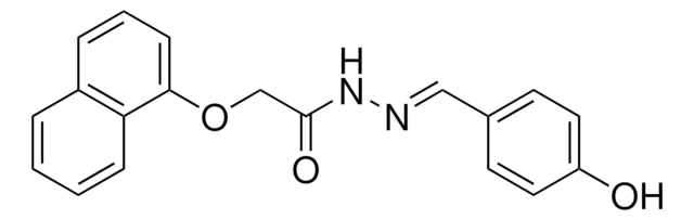 2-(NAPHTHALEN-1-YLOXY)-ACETIC ACID (4-HYDROXY-BENZYLIDENE)-HYDRAZIDE AldrichCPR