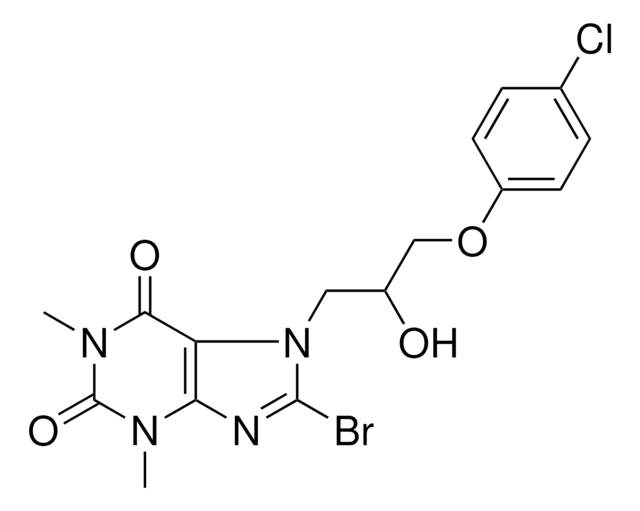 8-BR-7-(3-(4-CL-PHENOXY)-2-HO-PROPYL)-1,3-DI-ME-3,7-DIHYDRO-1H-PURINE-2,6-DIONE AldrichCPR