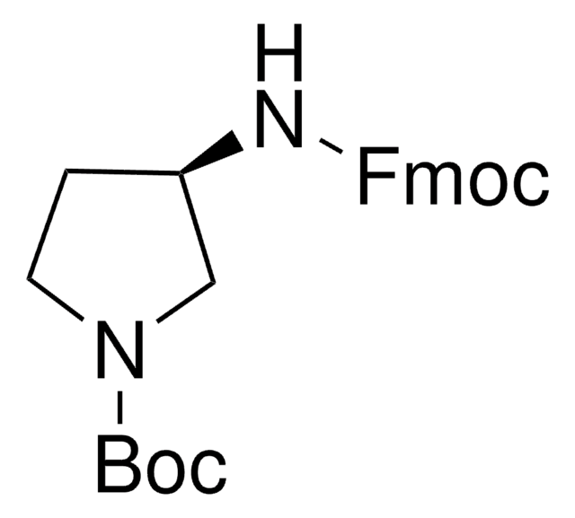 (R)-(&#8722;)-N-Boc-3-N-Fmoc-aminopyrrolidine 97%