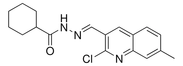 N'-((2-CHLORO-7-METHYL-3-QUINOLINYL)METHYLENE)CYCLOHEXANECARBOHYDRAZIDE AldrichCPR