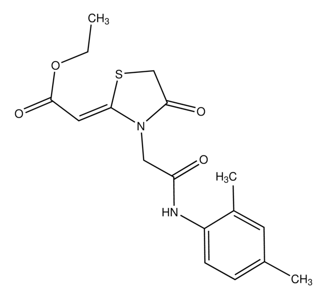 Ethyl {3-[(2,4-dimethylphenylcarbamoyl)Me]-4-oxothiazolidin-2-ylidene}acetate