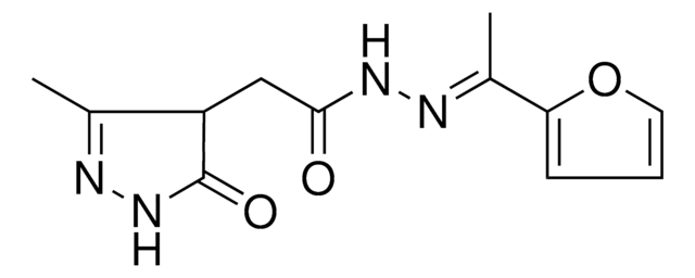 N'-[(E)-1-(2-FURYL)ETHYLIDENE]-2-(3-METHYL-5-OXO-4,5-DIHYDRO-1H-PYRAZOL-4-YL)ACETOHYDRAZIDE AldrichCPR