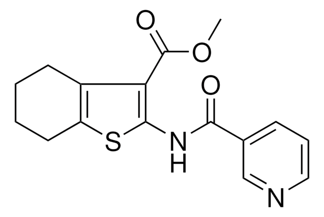 METHYL 2-[(3-PYRIDINYLCARBONYL)AMINO]-4,5,6,7-TETRAHYDRO-1-BENZOTHIOPHENE-3-CARBOXYLATE AldrichCPR