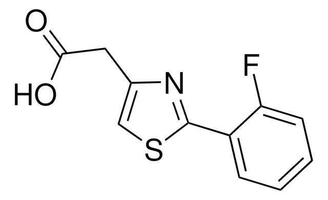 [2-(2-FLUOROPHENYL)-1,3-THIAZOL-4-YL]ACETIC ACID AldrichCPR