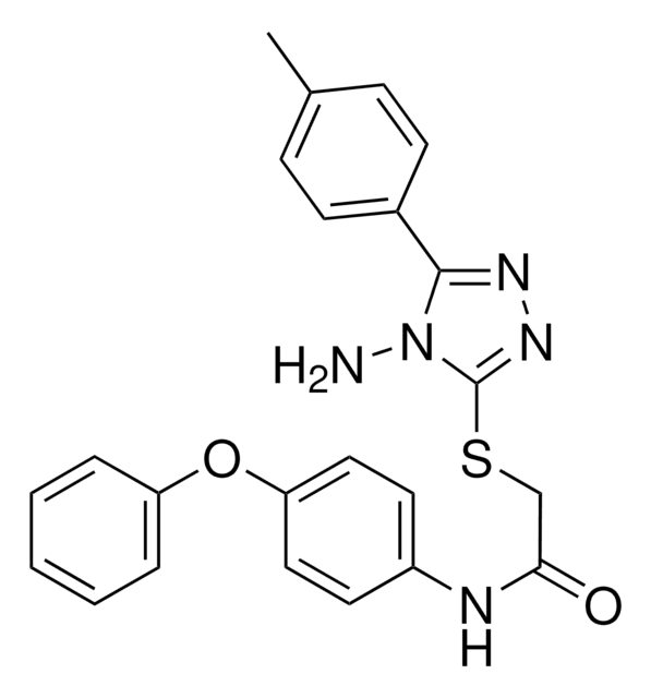 2-{[4-AMINO-5-(4-METHYLPHENYL)-4H-1,2,4-TRIAZOL-3-YL]SULFANYL}-N-(4-PHENOXYPHENYL)ACETAMIDE AldrichCPR