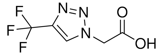 2-(4-(Trifluoromethyl)-1H-1,2,3-triazol-1-yl)acetic acid AldrichCPR