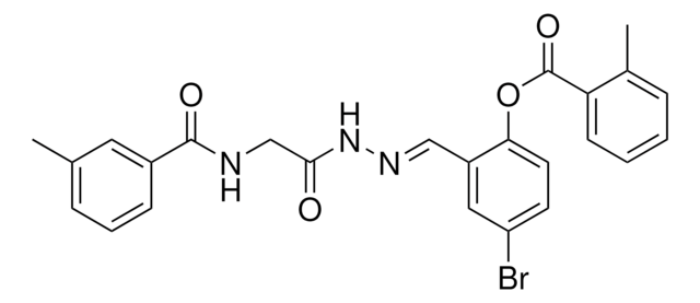 4-BR-2-(2-(((3-METHYLBENZOYL)AMINO)AC)CARBOHYDRAZONOYL)PHENYL 2-METHYLBENZOATE AldrichCPR