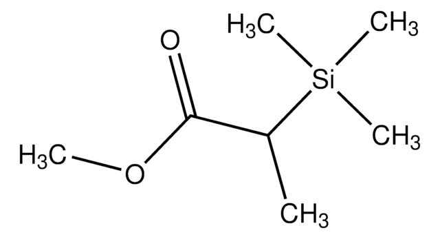 Methyl 2-(trimethylsilyl)propionate purum, &#8805;97.0% (GC)