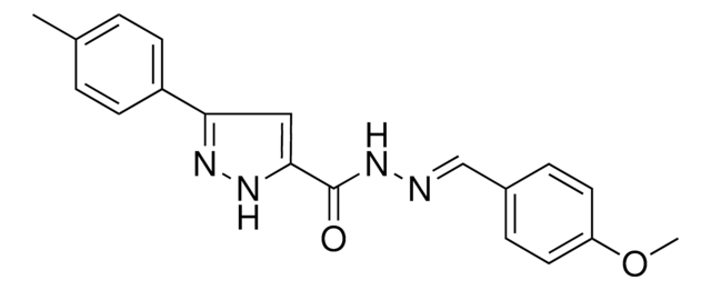 5-P-TOLYL-2H-PYRAZOLE-3-CARBOXYLIC ACID (4-METHOXY-BENZYLIDENE)-HYDRAZIDE AldrichCPR