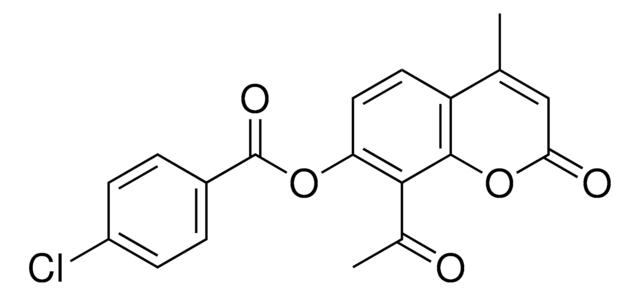 8-ACETYL-4-METHYL-2-OXO-2H-CHROMEN-7-YL 4-CHLOROBENZOATE AldrichCPR