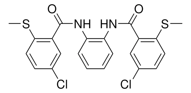 5-CHLORO-N-(2-{[5-CHLORO-2-(METHYLSULFANYL)BENZOYL]AMINO}PHENYL)-2-(METHYLSULFANYL)BENZAMIDE AldrichCPR