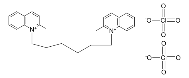 2-METHYL-1-[6-(2-METHYL-1-QUINOLINIUMYL)HEXYL]QUINOLINIUM DIPERCHLORATE AldrichCPR