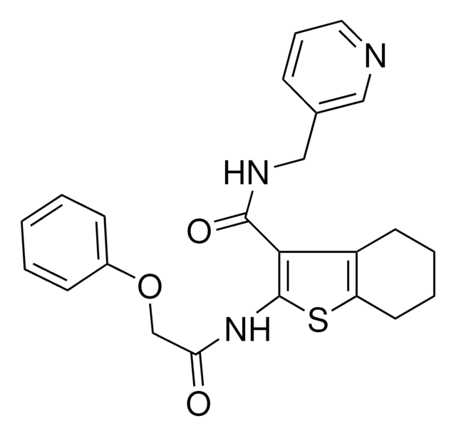 2-[(PHENOXYACETYL)AMINO]-N-(3-PYRIDINYLMETHYL)-4,5,6,7-TETRAHYDRO-1-BENZOTHIOPHENE-3-CARBOXAMIDE AldrichCPR