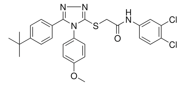 2-{[5-(4-TERT-BUTYLPHENYL)-4-(4-METHOXYPHENYL)-4H-1,2,4-TRIAZOL-3-YL]SULFANYL}-N-(3,4-DICHLOROPHENYL)ACETAMIDE AldrichCPR