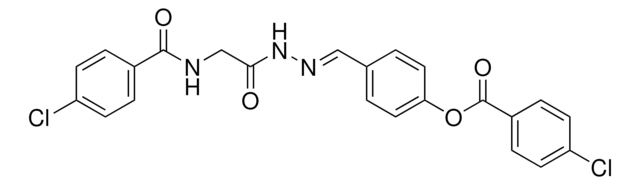 4-(2-(((4-CHLOROBENZOYL)AMINO)ACETYL)CARBOHYDRAZONOYL)PHENYL 4-CHLOROBENZOATE AldrichCPR