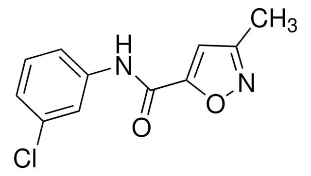 N-(3-CHLOROPHENYL)-3-METHYL-5-ISOXAZOLECARBOXAMIDE AldrichCPR