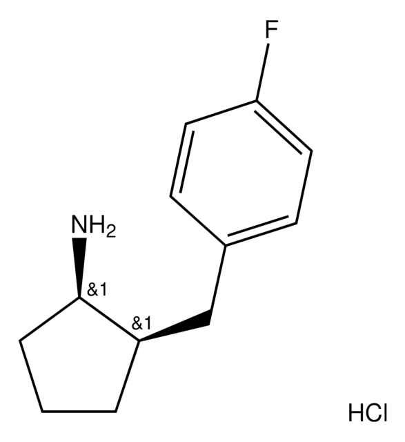 rac-[(1R,2R)-2-(4-Fluorobenzyl)cyclopentyl]amine hydrochloride AldrichCPR