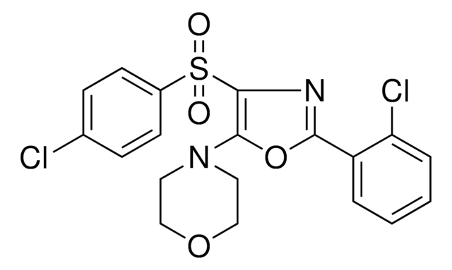 4-(2-(2-CHLOROPHENYL)-4-((4-CHLOROPHENYL)SULFONYL)-1,3-OXAZOL-5-YL)MORPHOLINE AldrichCPR