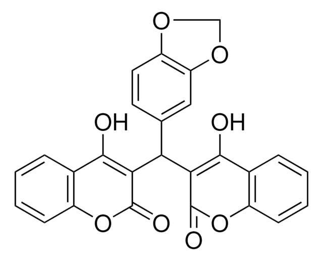 3,3'-(BENZO[D][1,3]DIOXOL-5-YLMETHYLENE)BIS(4-HYDROXY-2H-CHROMEN-2-ONE) AldrichCPR