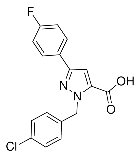 1-(4-Chlorobenzyl)-3-(4-fluorophenyl)-1H-pyrazole-5-carboxylic acid AldrichCPR