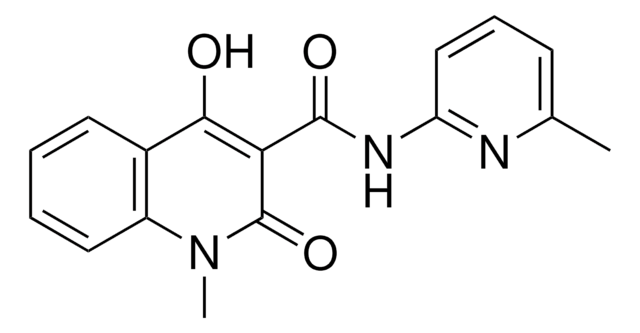 4-HO-1-ME-2-OXO-1,2-2H-QUINOLINE-3-CARBOXYLIC ACID (6-METHYL-PYRIDIN-2-YL)-AMIDE AldrichCPR