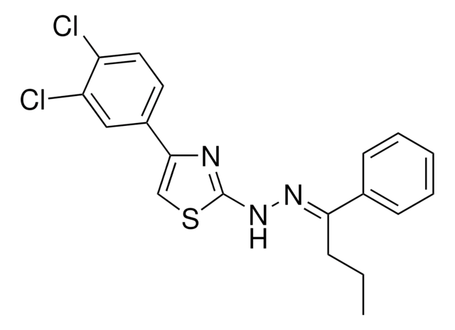 1-PHENYL-1-BUTANONE [4-(3,4-DICHLOROPHENYL)-1,3-THIAZOL-2-YL]HYDRAZONE AldrichCPR