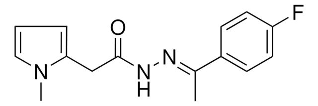 N'-(1-(4-FLUOROPHENYL)ETHYLIDENE)-2-(1-METHYL-1H-PYRROL-2-YL)ACETOHYDRAZIDE AldrichCPR