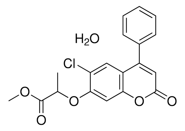 METHYL 2-((6-CHLORO-2-OXO-4-PHENYL-2H-CHROMEN-7-YL)OXY)PROPANOATE HYDRATE AldrichCPR