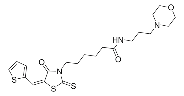 N-[3-(4-MORPHOLINYL)PROPYL]-6-[(5E)-4-OXO-5-(2-THIENYLMETHYLENE)-2-THIOXO-1,3-THIAZOLIDIN-3-YL]HEXANAMIDE AldrichCPR