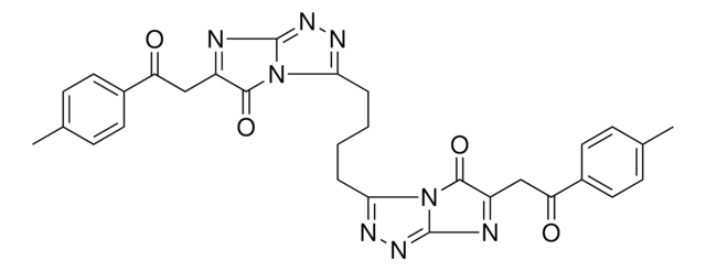 3,3'-(BUTANE-1,4-DIYL)BIS(6-(2-OXO-2-P-TOLYLETHYL)-5H-IMIDAZO[2,1-C][1,2,4]TRIAZOL-5-ONE) AldrichCPR