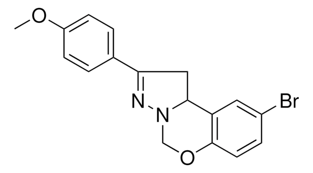 4-(9-BROMO-1,10B-DIHYDROPYRAZOLO(1,5-C)(1,3)BENZOXAZIN-2-YL)PHENYL METHYL ETHER AldrichCPR