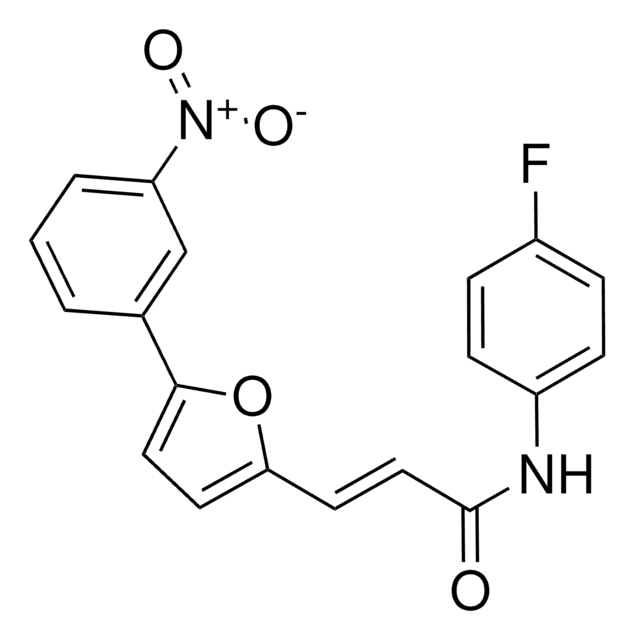 N-(4-FLUOROPHENYL)-3-(5-(3-NITROPHENYL)-2-FURYL)-2-PROPENAMIDE AldrichCPR