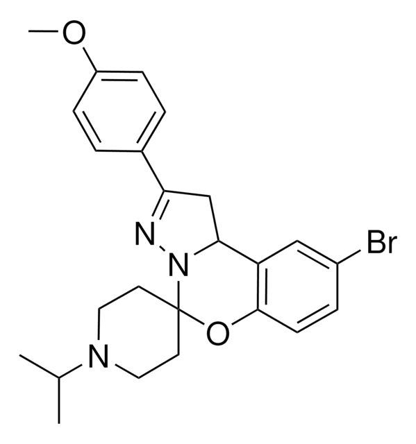 9-BROMO-1'-ISOPROPYL-2-(4-METHOXYPHENYL)-1,10B-DIHYDROSPIRO[BENZO[E]PYRAZOLO[1,5-C][1,3]OXAZINE-5,4'-PIPERIDINE] AldrichCPR