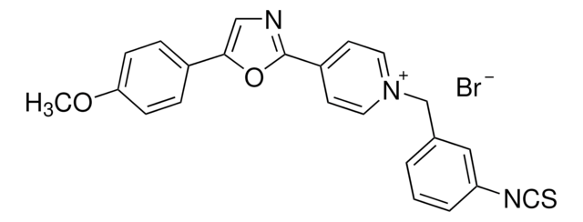 N-(3-Isothiocyanatobenzyl)-4-[5-(4-methoxyphenyl)-2-oxazolyl]pyridinium bromide BioReagent, suitable for fluorescence, &#8805;98.0% (AT)