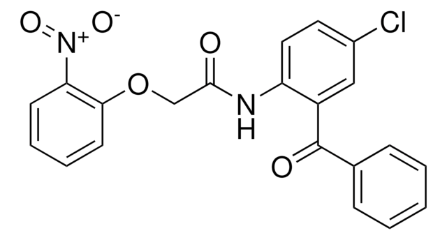 N-(2-BENZOYL-4-CHLORO-PHENYL)-2-(2-NITRO-PHENOXY)-ACETAMIDE AldrichCPR