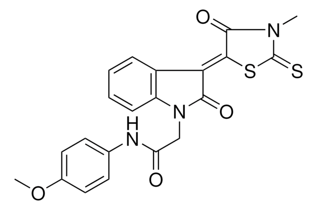 N-(4-METHOXYPHENYL)-2-[(3Z)-3-(3-METHYL-4-OXO-2-THIOXO-1,3-THIAZOLIDIN-5-YLIDENE)-2-OXO-2,3-DIHYDRO-1H-INDOL-1-YL]ACETAMIDE AldrichCPR