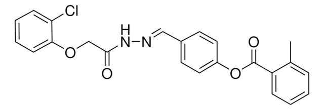 4-(2-((2-CHLOROPHENOXY)ACETYL)CARBOHYDRAZONOYL)PHENYL 2-METHYLBENZOATE AldrichCPR