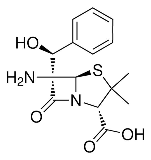 (2S,5R,6R)-6-amino-6-[(S)-hydroxy(phenyl)methyl]-3,3-dimethyl-7-oxo-4-thia-1-azabicyclo[3.2.0]heptane-2-carboxylic acid AldrichCPR