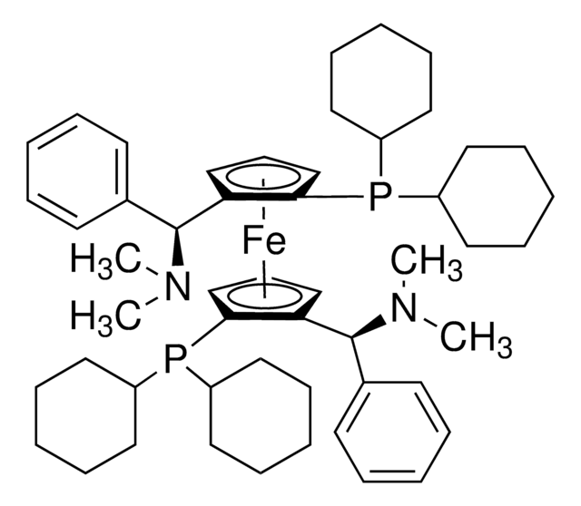 (RP,R&#8242;P)-1,1&#8242;-Bis(dicyclohexylphosphino)-2,2&#8242;-bis[(S)-&#945;-(dimethylamino)benzyl]ferrocene &#8805;97%