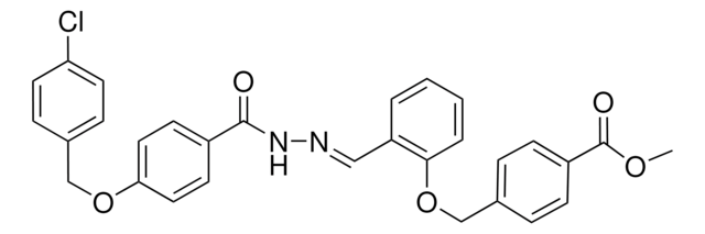 METHYL 4-((2-(2-(4-((4-CHLOROBENZYL)OXY)BENZOYL)CARBOHYDRAZONOYL)PHENOXY)METHYL)BENZOATE AldrichCPR