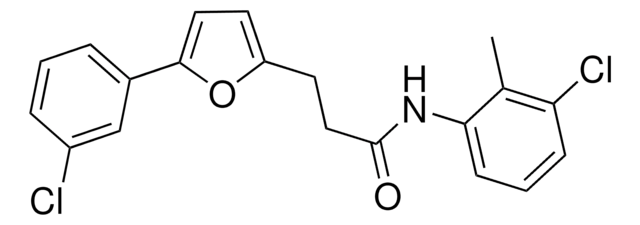 N-(3-CHLORO-2-METHYLPHENYL)-3-(5-(3-CHLOROPHENYL)-2-FURYL)PROPANAMIDE AldrichCPR