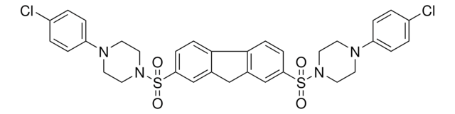 1-(4-CHLOROPHENYL)-4-[(7-{[4-(4-CHLOROPHENYL)-1-PIPERAZINYL]SULFONYL}-9H-FLUOREN-2-YL)SULFONYL]PIPERAZINE AldrichCPR